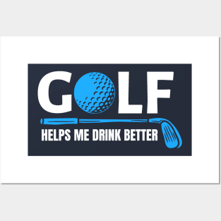 Funny Golfing Posters and Art